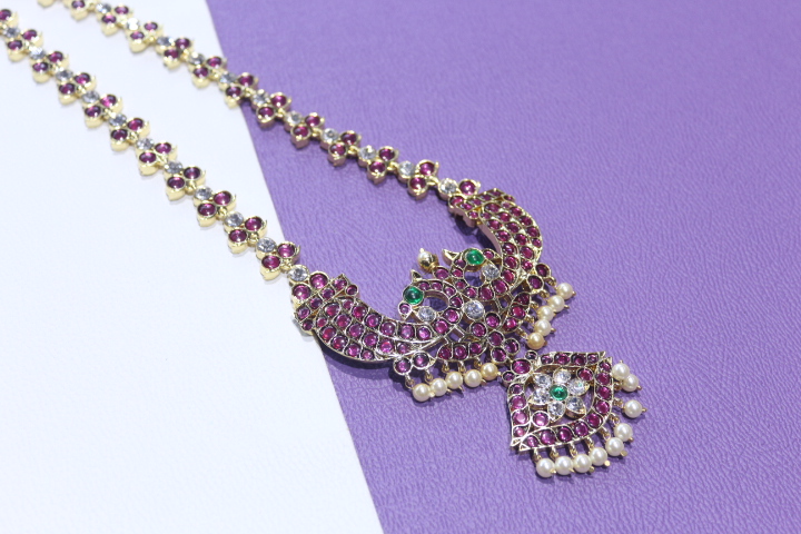 Gandaberunda Pendant with Leaf Haram