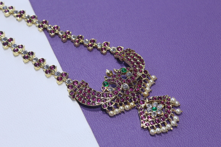 Gandaberunda Pendant with Leaf Haram