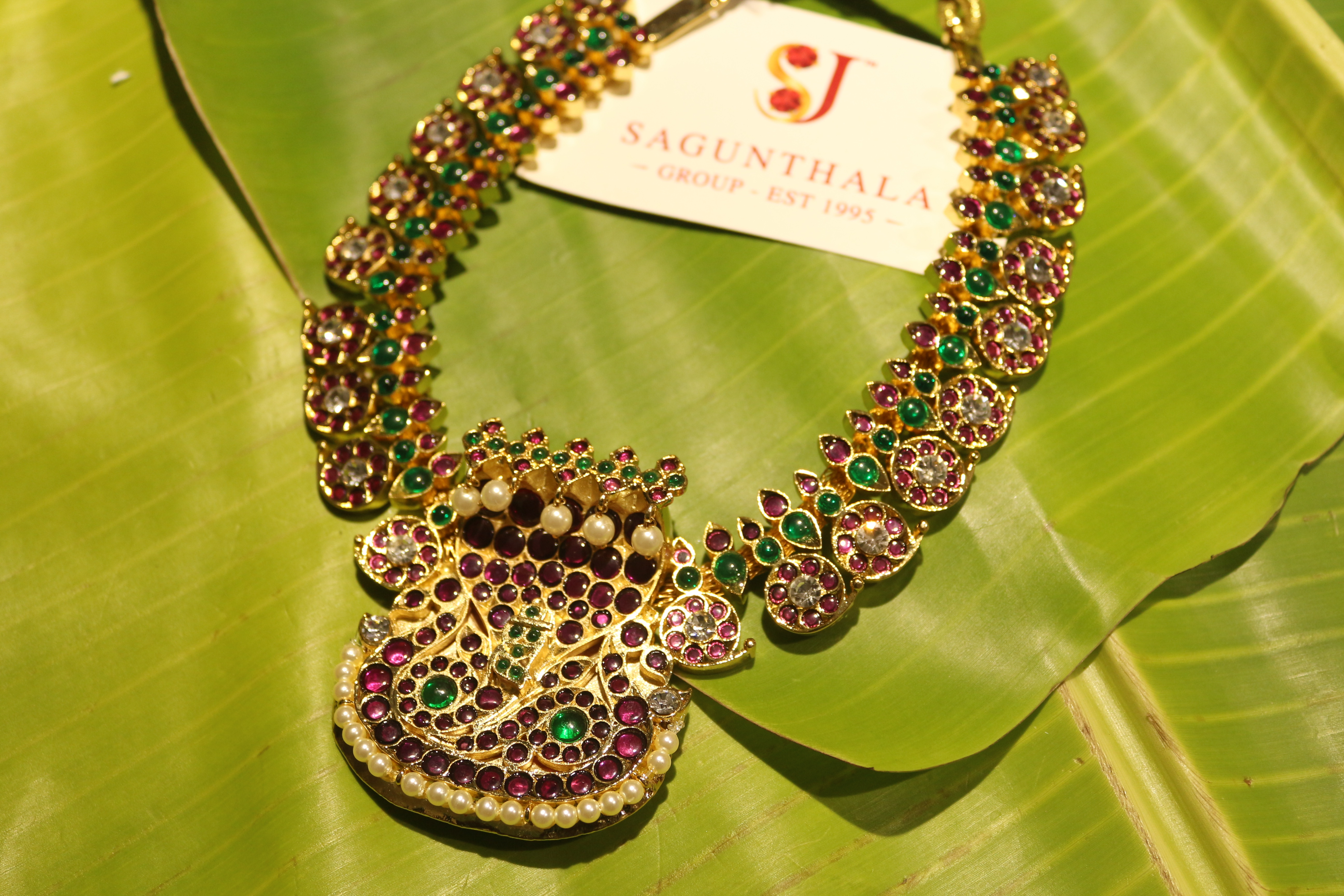 Mango Nagam Pendant Necklace